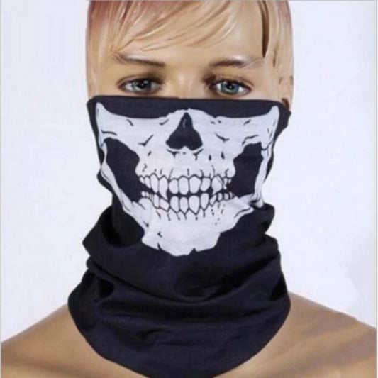 2023 New Skull Cycling Face Mask Men Ourdoor Hiking Camping Hunting Running Neck Tube Scarf Bandana Motorcycle Riding Scarves